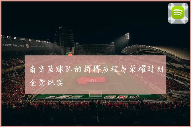 南京篮球队的拼搏历程与荣耀时刻全景纪实